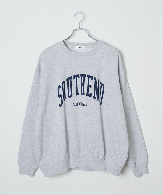 WEGO 【WEB限定】クルーネックプルオーバー 柄3