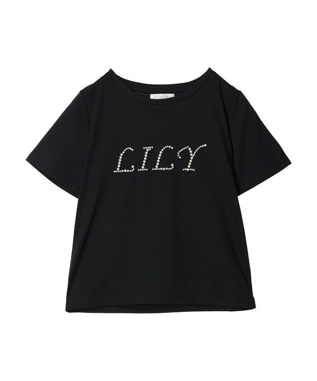 Green Parks ・swing by パールロゴTEE Black