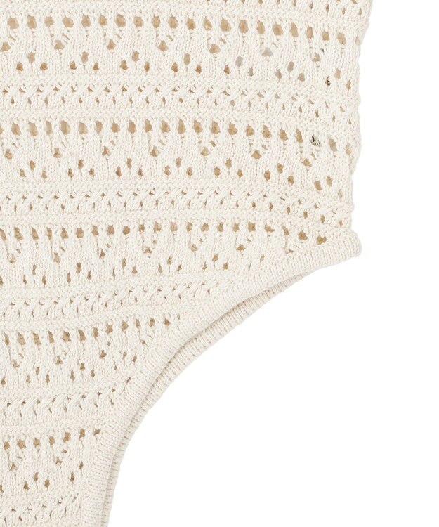 earth music&ecology クロエシェボディニットスーツ Ivory