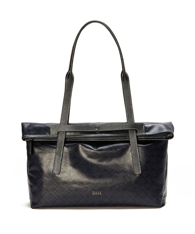 PELLE BORSA サイズチェンジトートバッグ  Alive アライブ 4442 ネイビー