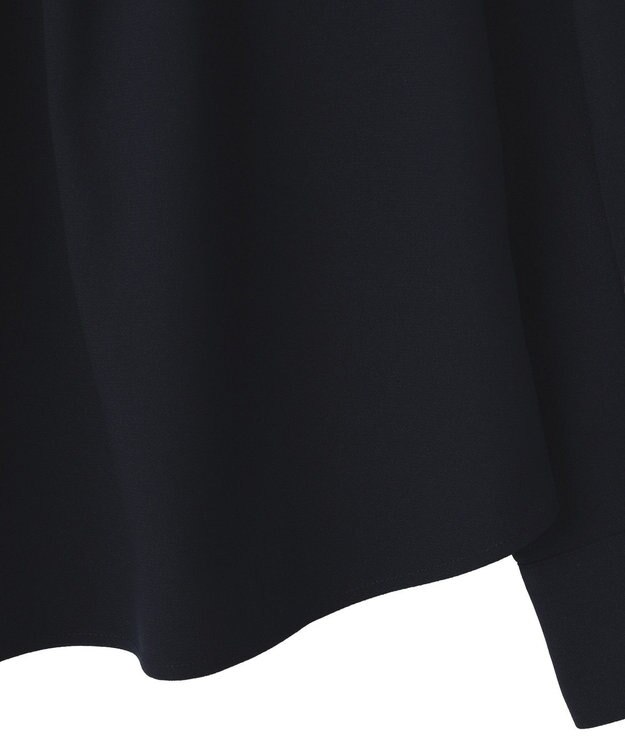 YECCA VECCA パールタックブラウス Navy