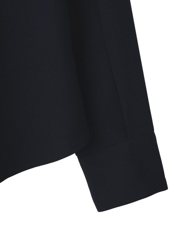 YECCA VECCA パールタックブラウス Navy