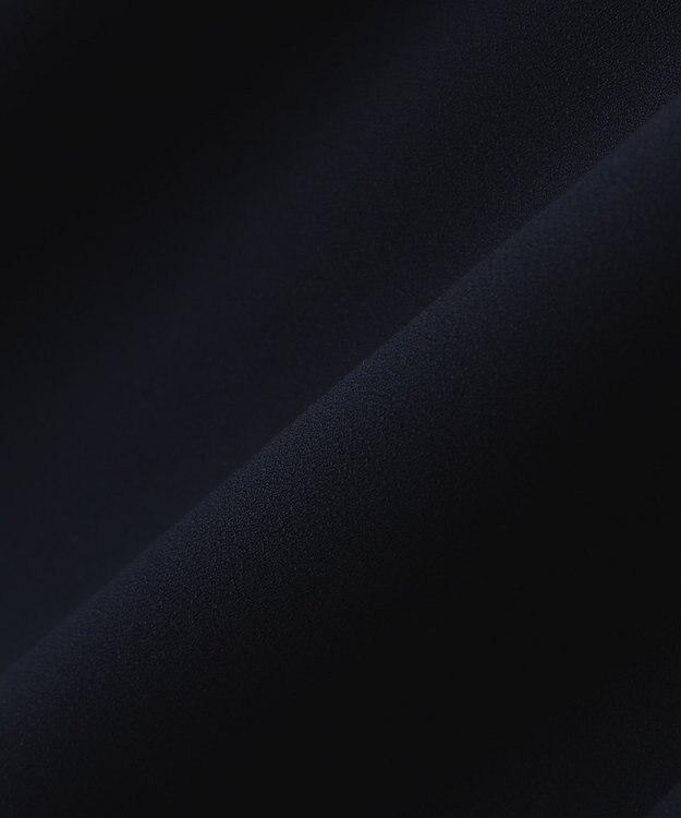 YECCA VECCA パールタックブラウス Navy