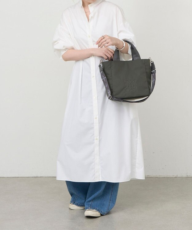 russet 【撥水】《WEB限定》コーデュラナイロン2WAYトートバッグ（CE-1813-WEB） Gray