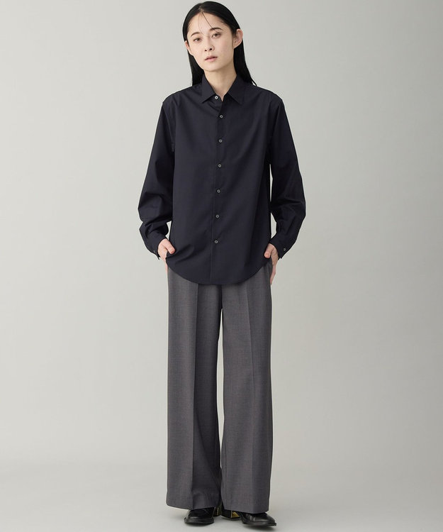 UNFILO MENS 【OCEANS 雑誌・web 掲載 / 男女兼用】TR デイリークリーンシャツ ネイビー