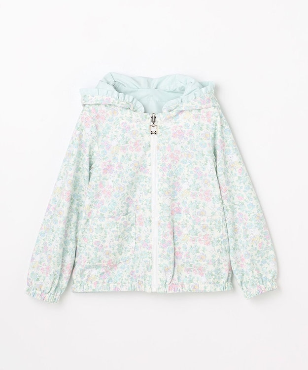 ANY KIDS 【フード取り外し/洗濯機可能】撥水加工リバーシブルゾン ミント