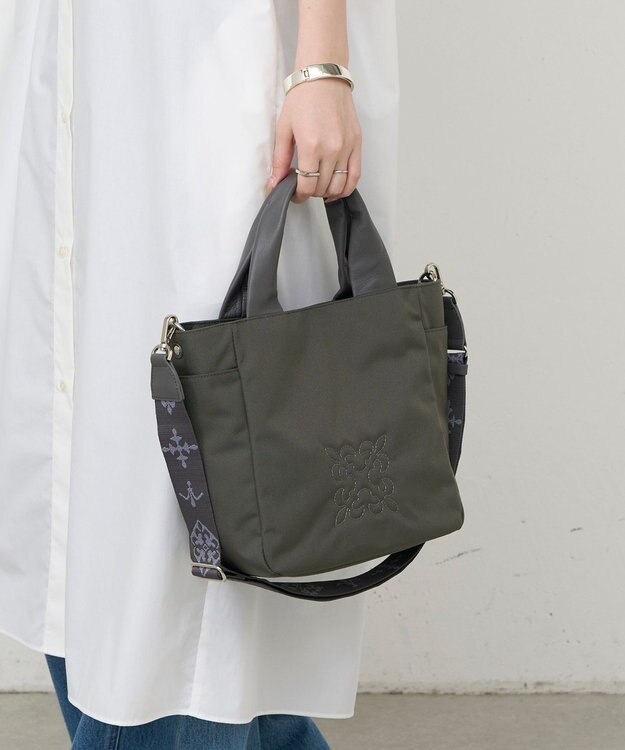 russet 【撥水】《WEB限定》コーデュラナイロン2WAYトートバッグ（CE-1813-WEB） Gray