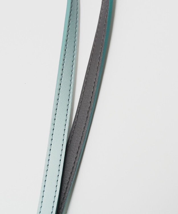 russet バイカラーレザーハンドルトートバッグ(SF-279) Sax