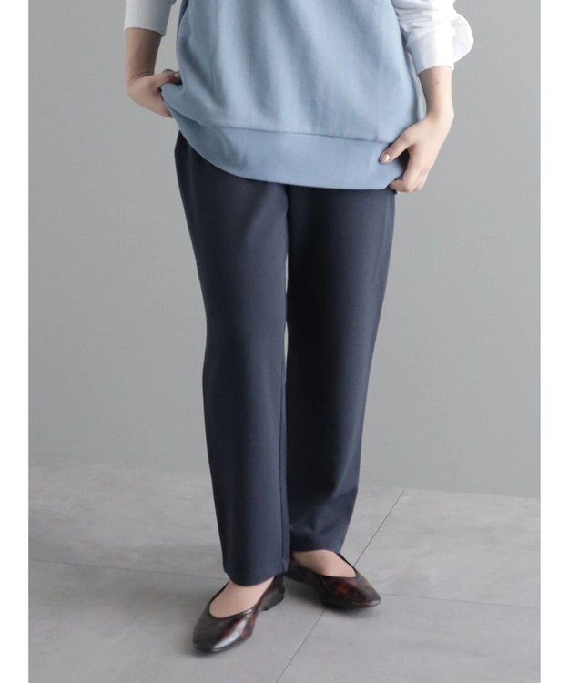 CRAFT STANDARD BOUTIQUE ストレッチカラーイージーパンツ Navy