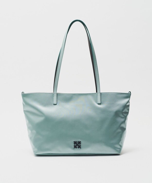 russet バイカラーレザーハンドルトートバッグ(SF-279) Sax