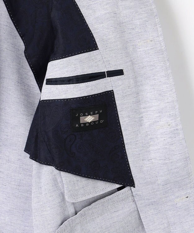 JOSEPH ABBOUD 【キングサイズ・JAPANファブリック/清涼/軽量】クールバスケット ブルゾン パープル系