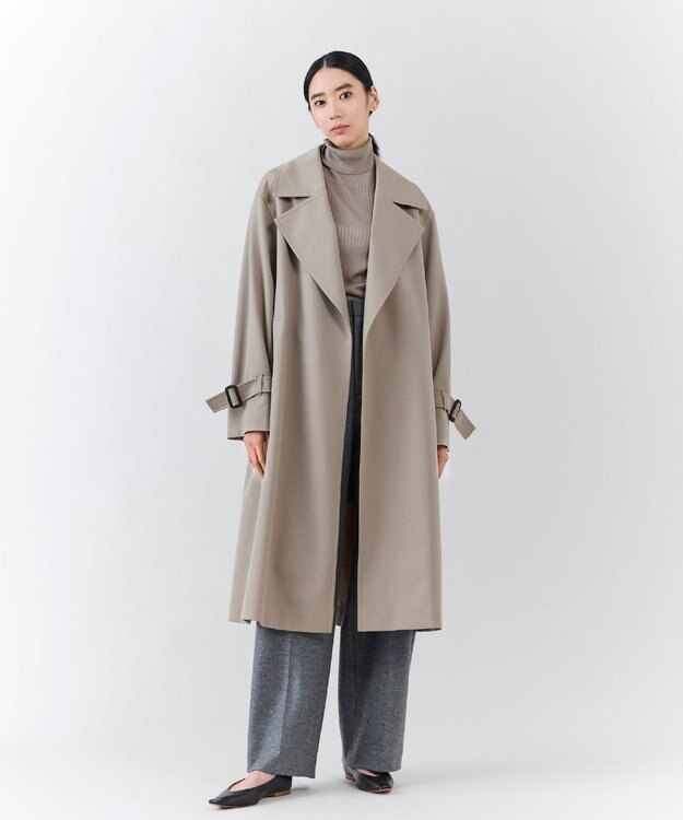 23区 【エステータ】シルクリブ タートルニット セージ