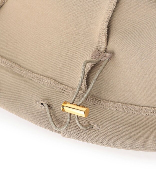 23区 S 【洗える】コットンエアーダンボール ドロスト フーディー ベージュ系