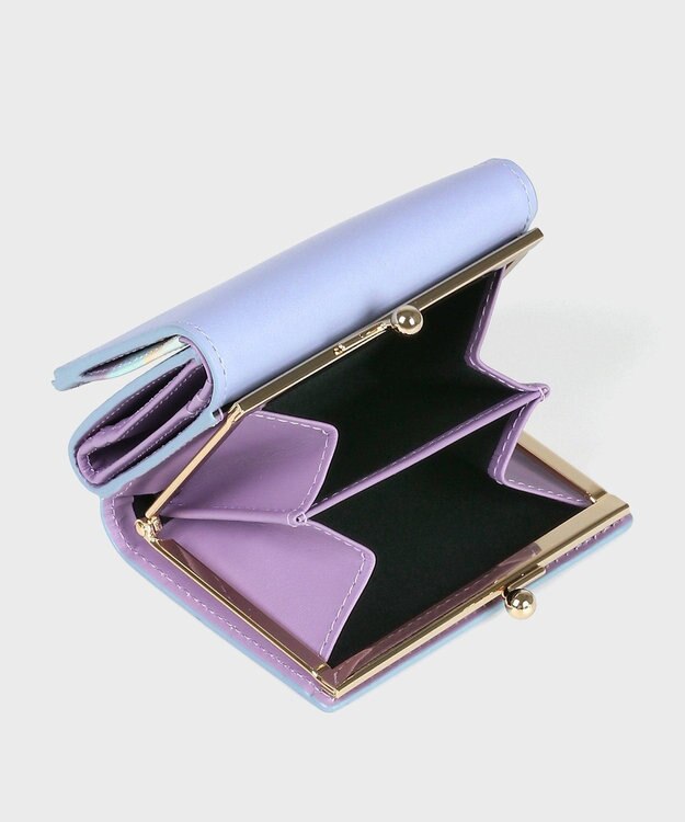 Paul Smith スプレースワールトリム がま口財布 サックスブルー