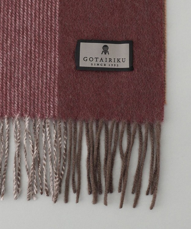 GOTAIRIKU 【カシミヤ100％】オリジナルマフラー ワイン系1