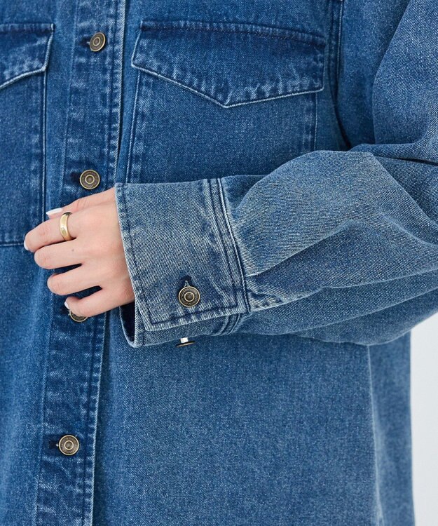 CRAFT STANDARD BOUTIQUE ワークシャツブルゾン Indigo