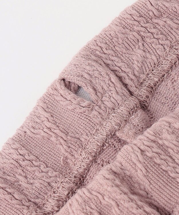 ANY KIDS ケーブル ジャガード レギンス ピンク