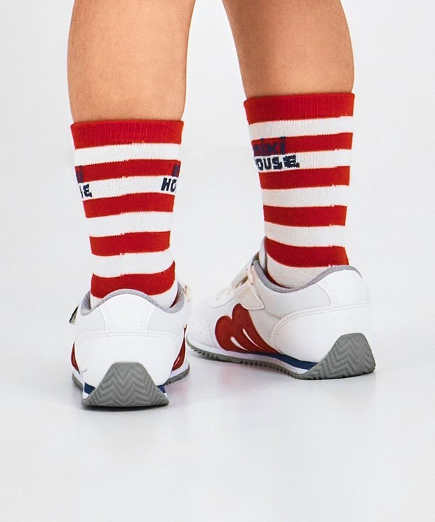 MIKI HOUSE HOT BISCUITS 【WEB限定】【16-21cm】ミズノコラボ キッズシューズ【WebLimited】 白