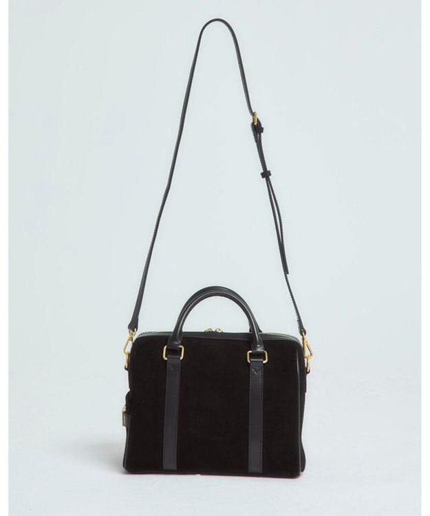 style code 【VerdeVari/ヴェルデヴァリ】スエードボストンバッグ ブラック