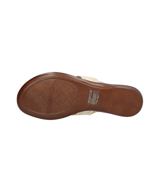INTER-CHAUSSURES 【ITALIAN SHOEMAKERS】フラワーベルトトングサンダル ベージュ
