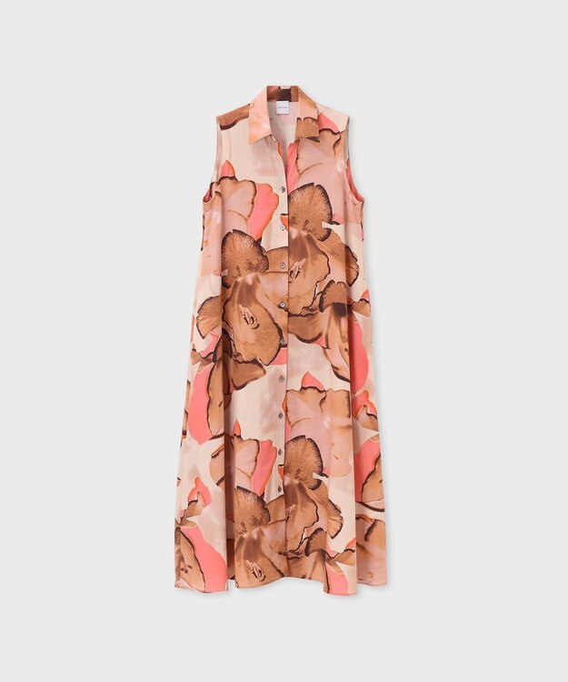 Paul Smith Peper Cut Out ノースリーブ シャツワンピース ピンク