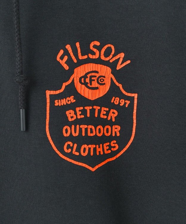 JOSEPH ABBOUD MOUNTAIN 【FILSON】PROSPECTOR GRAPHIC HOODIE　フーディ ブラック系
