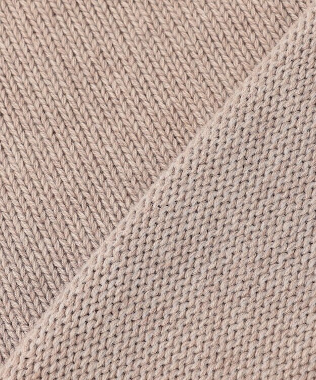 BEIGE， 【洗える】LEADER / フェイクレザーポケットクルーネックトップス Taupe