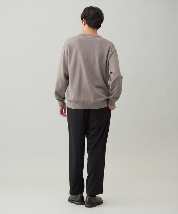 UNFILO MENS 【OCEANS YouTube 掲載/男女兼用】スムースシルキーニット モカ