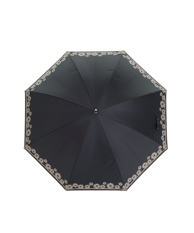 MOONBAT 晴雨兼用日傘 長傘 マーガレット／遮光 遮熱 UV ブラック