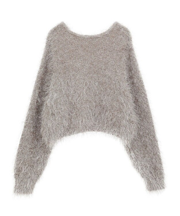 earth music&ecology きらきらフェザーニットプルオーバー Beige