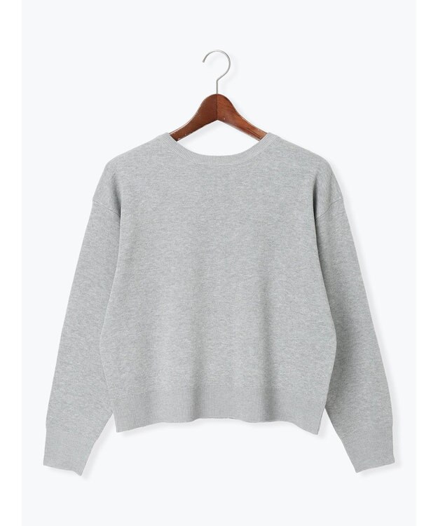 Te chichi 前後2WAYスウェットライクニット グレー