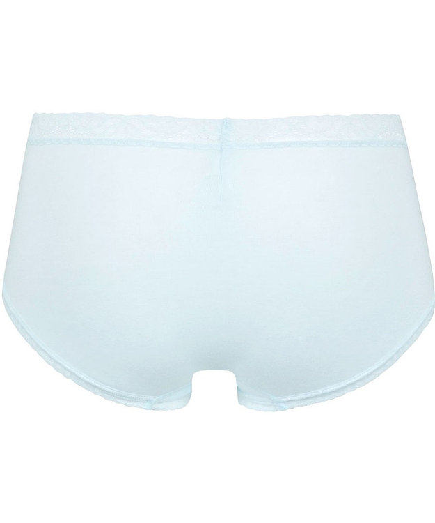 Wing ショーツ 綿混(身生地部) やさしい肌あたり 【デイリーフィット やわらかコットン】 はきこみ丈ふつう EC2330 ウイング／ワコール サックス