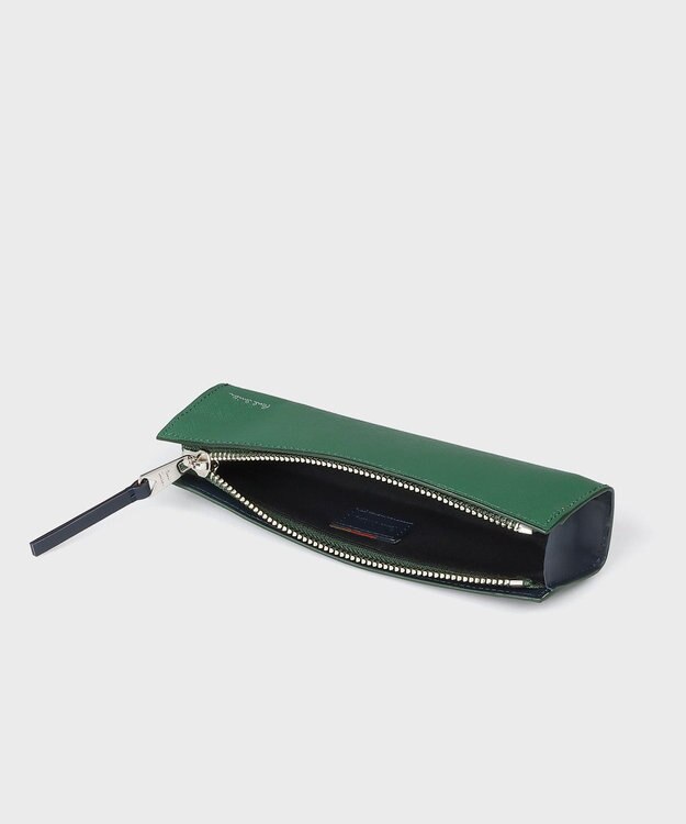 Paul Smith ブライトストライププラー SS24 ペンケース グリーン