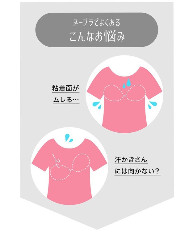 BRADELIS New York 【NuBra /蒸れにくい・軽量・響きにくい】 ヌーブラ・ブリーズ  正規品 汗や蒸れを予防 通気性抜群 ブライダルインナー Tシャツブラ モカ