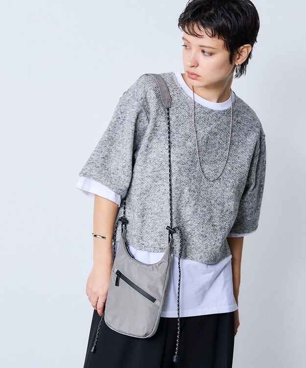 MioFIRANO SILHOUETTE C005 ショルダーバッグ はっ水 GREIGE