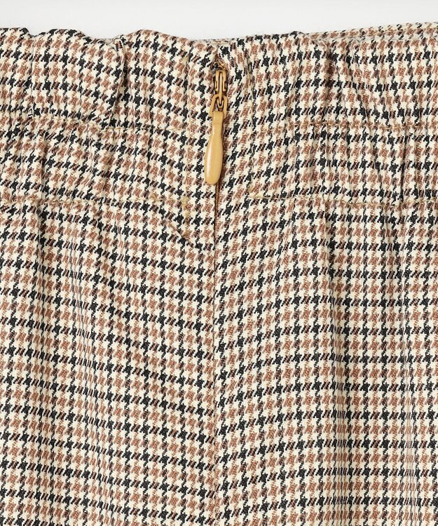 Feroux 【洗える】バックルデザイン タイトスカート ベージュ系2