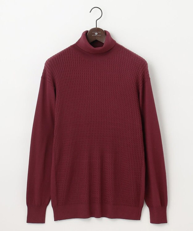 JOSEPH ABBOUD 【キングサイズ・チクチクしないタートルネック/イージーケア/3シーズン対応】 コンフォートタートルネックセーター