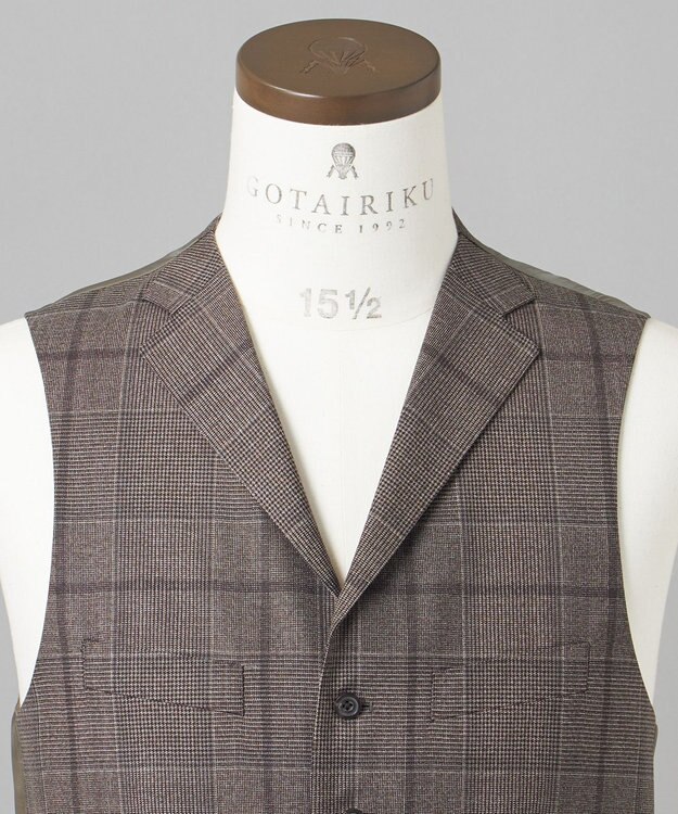 GOTAIRIKU 【TALLIA DI DELFINO】17MICRON スリーピーススーツ ダークブラウン系4