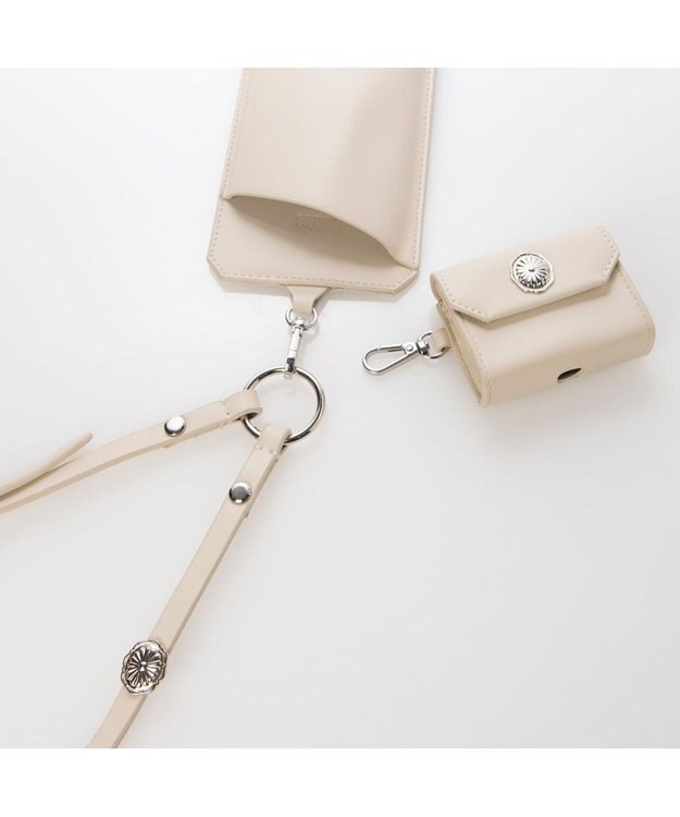 UNBILLION カカトゥ kakatoo / コンチョモバイルショルダー アイボリー