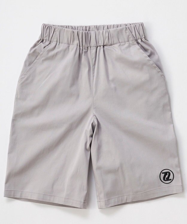 OP／FILA 【SEVEN2】バックブリント ロゴデザインハーフパンツ グレー