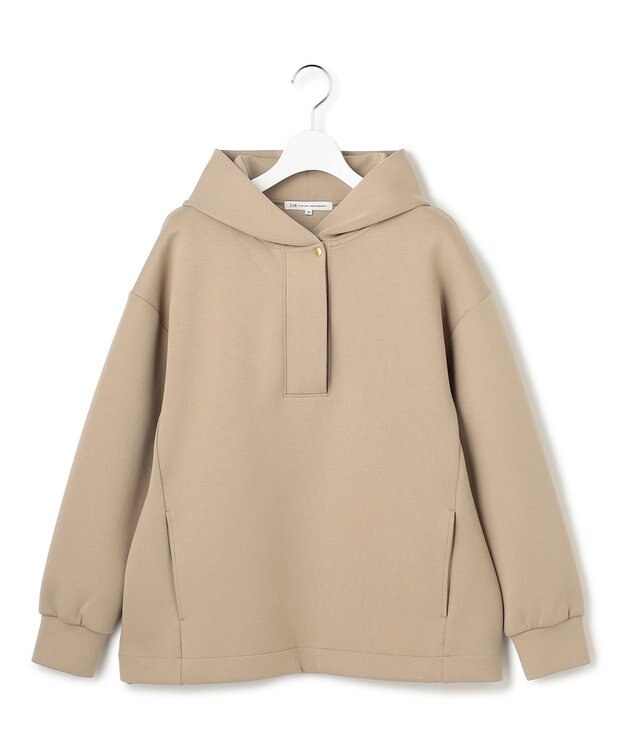 23区 S 【洗える】コットンエアーダンボール ドロスト フーディー ベージュ系