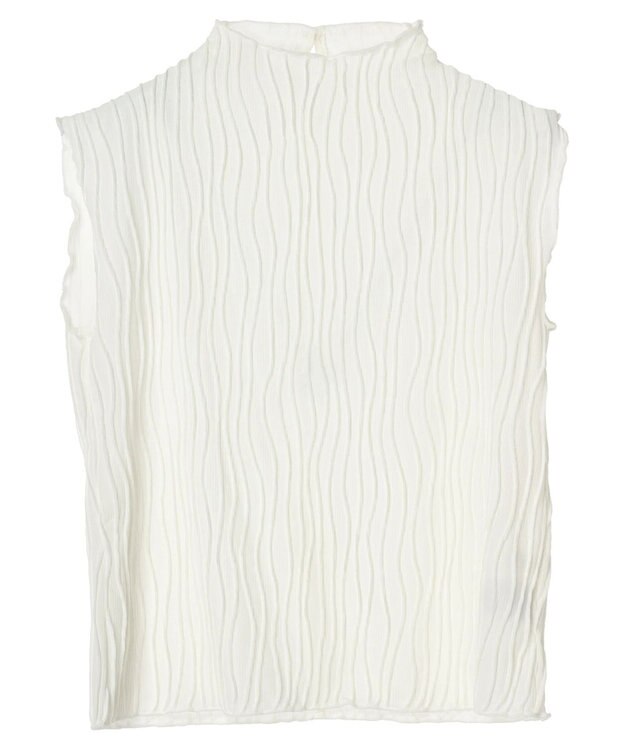 Green Parks ・Ｐｅｔｉｔ　Ｆｌｅｕｒ　ウェーブメロープルオーバー Off White