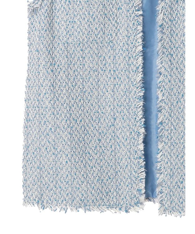 earth music&ecology ツイードジレ Blue