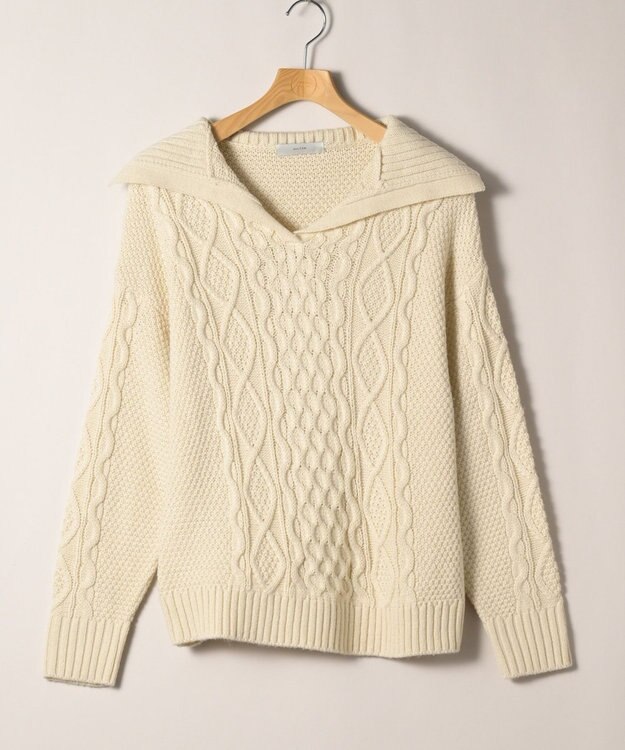 ONWARD Reuse Park 【any FAM】ニット秋冬 オフホワイト