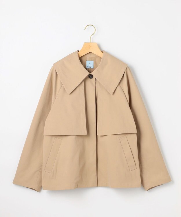 組曲 【WEB限定】ビッグカラーライト トレンチコート ベージュ系