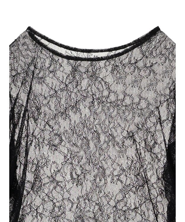 Green Parks ・ＡＮＤ　ＳＥＡＲＣＨ　レーシーラッフルスリーブチュニック Black