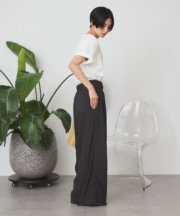 AMERICAN HOLIC 【マルチ機能】カレッジロゴＴシャツ Off White