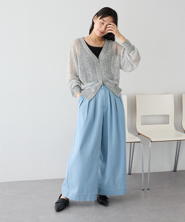 CRAFT STANDARD BOUTIQUE 3タックデニムパンツ Light Indigo