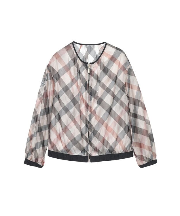 DAKS ハウスチェックシアー リップルブルゾン ウルトラハウスチェック