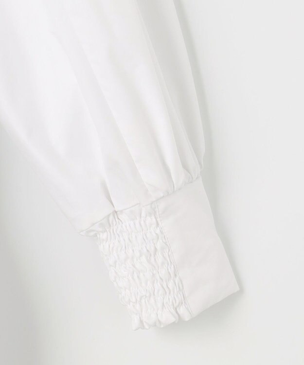 #Newans バルーンヘムブラウス ホワイト